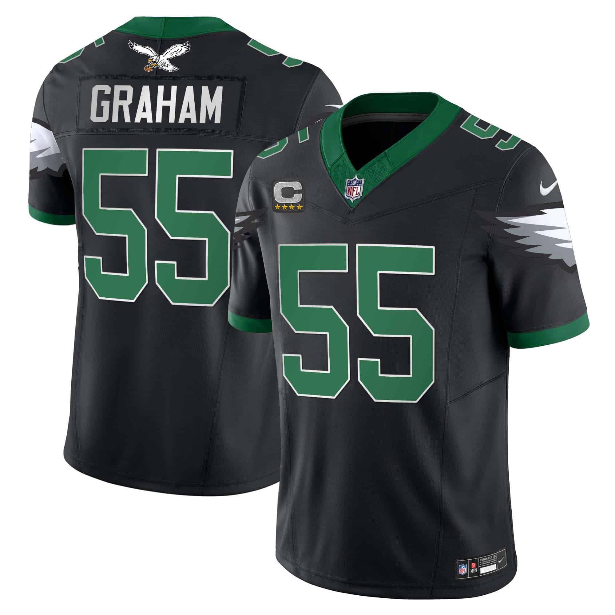 Men Philadelphia Eagles #55 Graham Black 2024 Nike Vapor Limited NFL Jersey->indianapolis colts->NFL Jersey